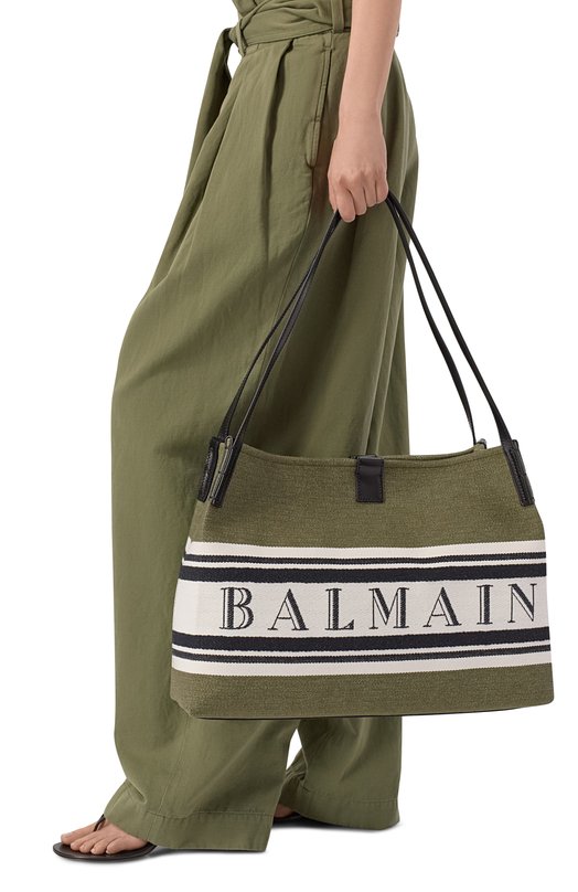 Сумка-тоут Release medium Balmain GN0FF034/TJBR Хаки  GN0FF034/TJBR Фото 2
