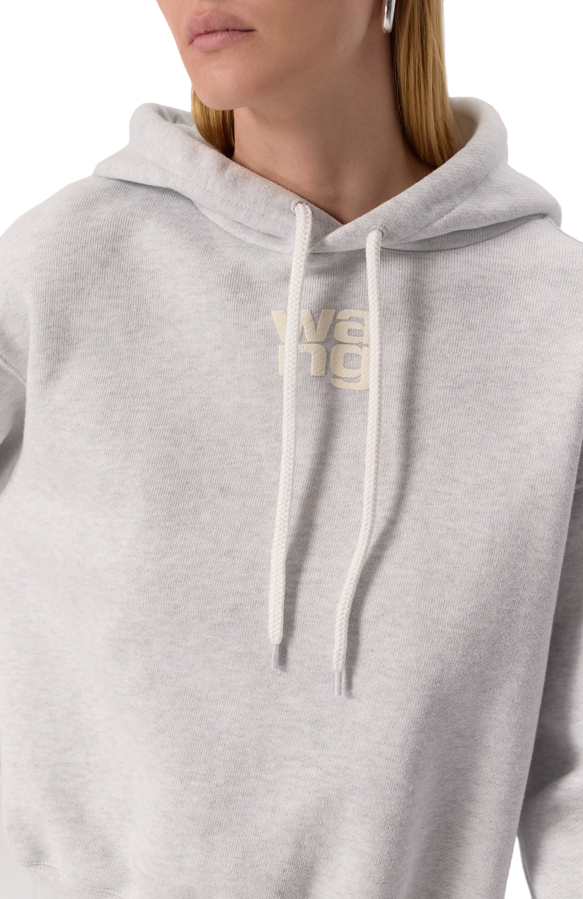 Хлопковое худи ALEXANDERWANG.T, арт. 4CC3242101, фото 5