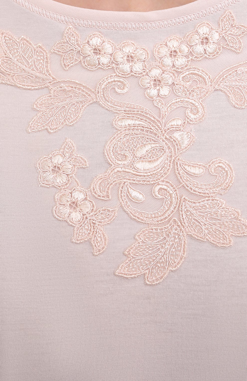 Футболка LA PERLA светло-розового цвета по цене 32950 руб., арт. 0043180, фото 5 Футболка LA PERLA, арт. 0043180, фото 5