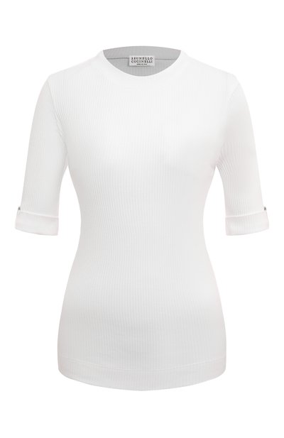 Женский хлопковый пуловер BRUNELLO CUCINELLI, арт. MH990BF200