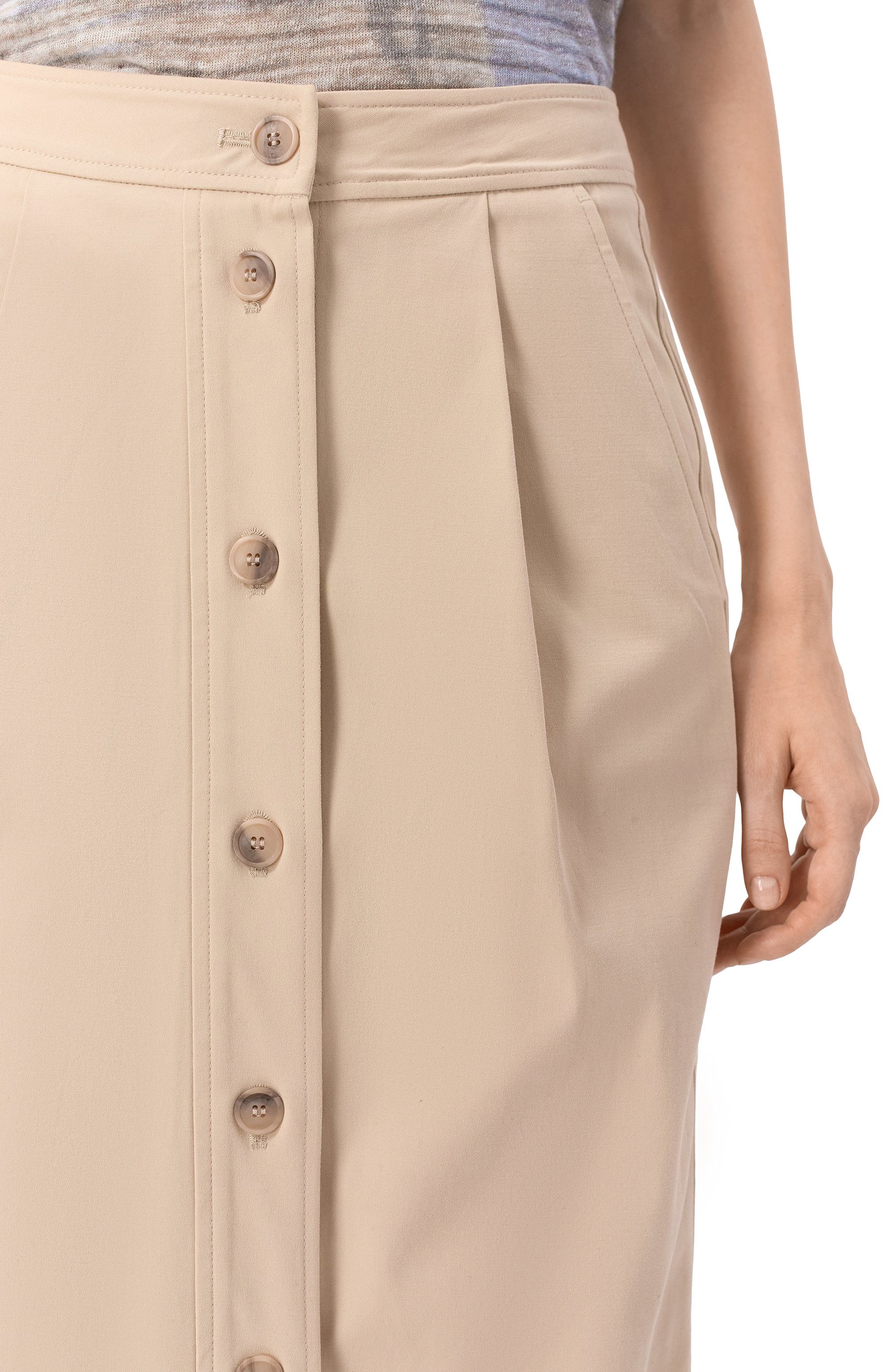 Хлопковая юбка EMPORIO ARMANI, арт. EW000764/AF12440, фото 5