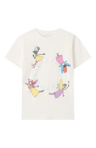 Хлопковая футболка STELLA MCCARTNEY, арт. TW8A21