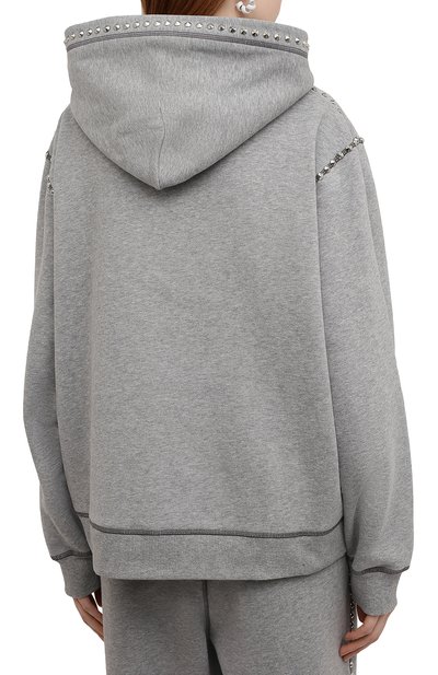 Хлопковая толстовка MIU MIU, арт. MJL805-1Z9J-F0031, фото 4