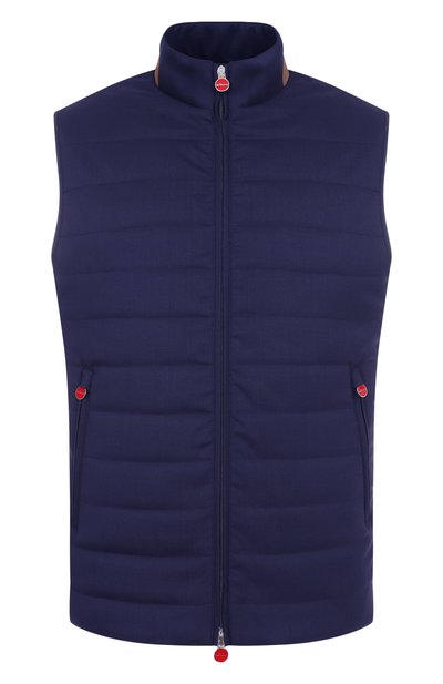 Мужской шерстяной жилет KITON, арт. UW2075V0835F01