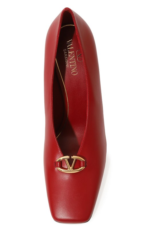 Кожаные туфли VLogo Studio Valentino 5W2S0JT5/EEY Красный  5W2S0JT5/EEY Фото 6