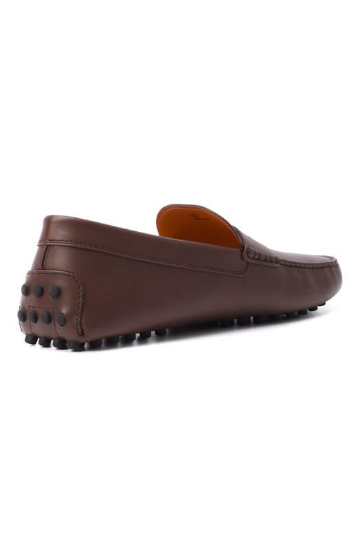 Кожаные мокасины Gommino Tod’s XXM22L00010N6M Коричневый  XXM22L00010N6M Фото 5