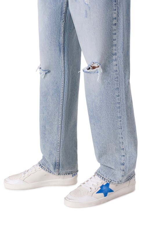 Кожаные кеды Ball Star Golden Goose Deluxe Brand GMF00851.F006781 Белый  GMF00851.F006781 Фото 3