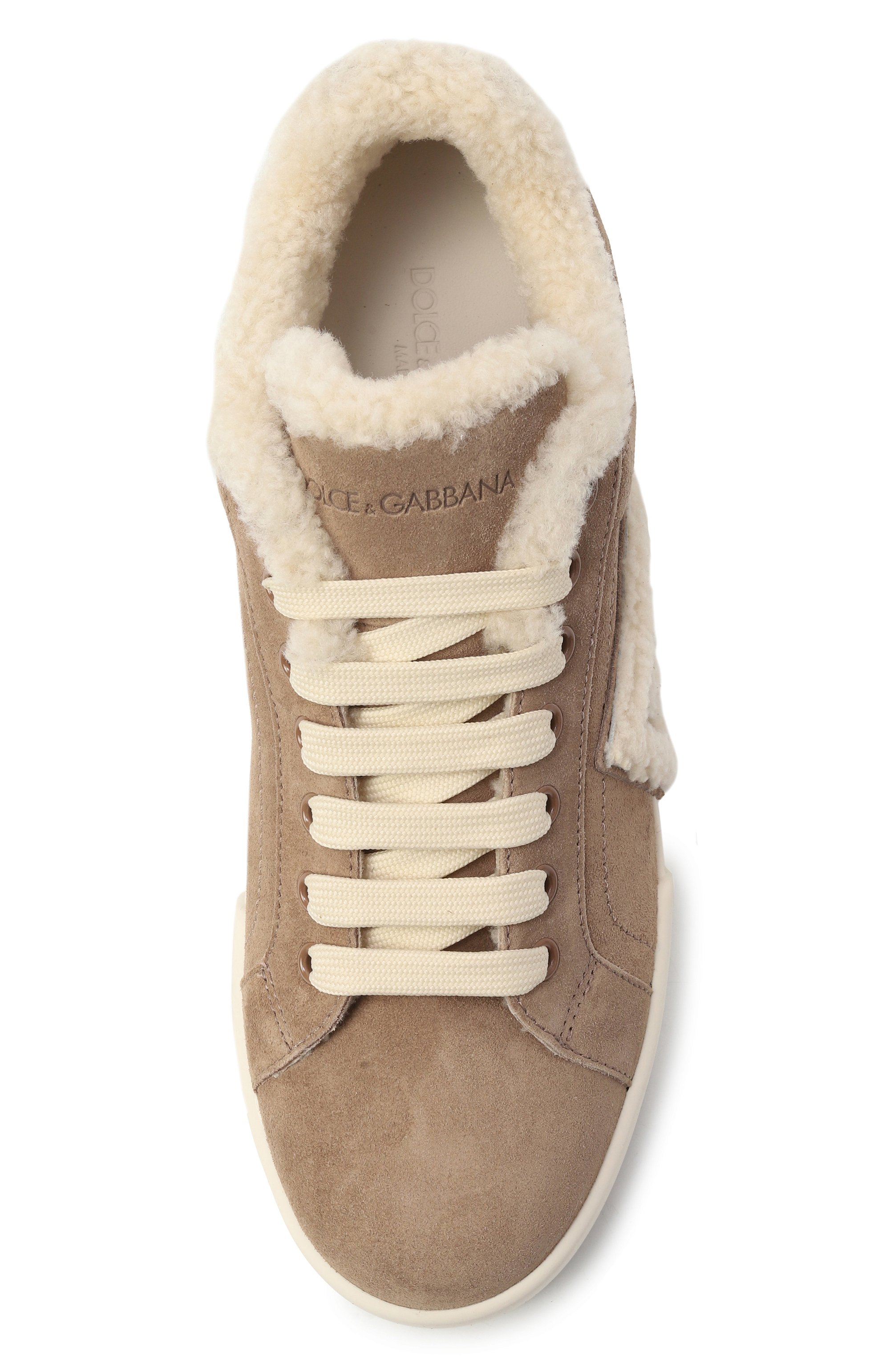 Замшевые кеды portofino light DOLCE & GABBANA, арт. CK2374/AJ222, фото 6