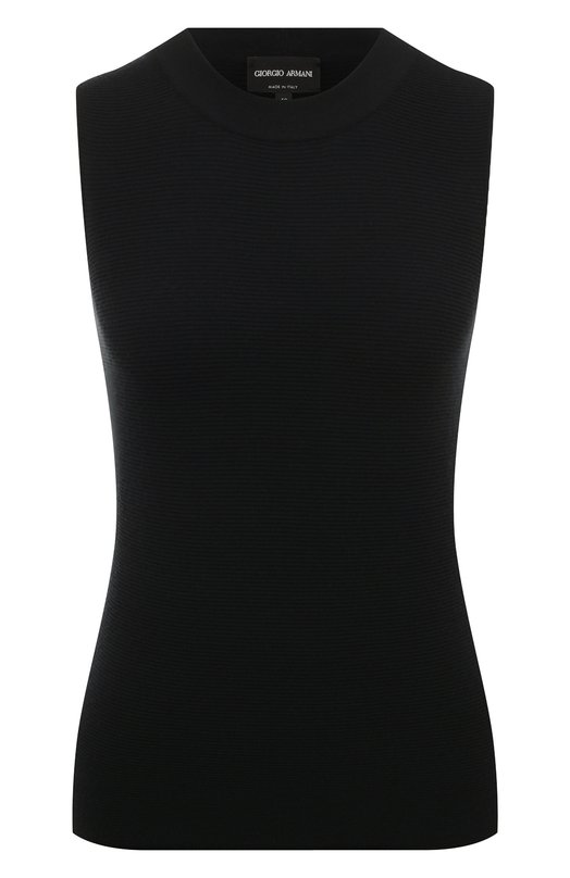 Топ из вискозы Giorgio Armani 8NAH30/AM05Z Синий 8NAH30/AM05Z