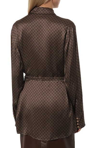Блузка из вискозы BALMAIN, арт. BF0HS270VD98, фото 4