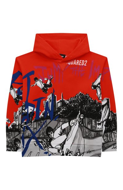 Хлопковое худи DSQUARED2, арт. DQ1134-D009B, фото 1