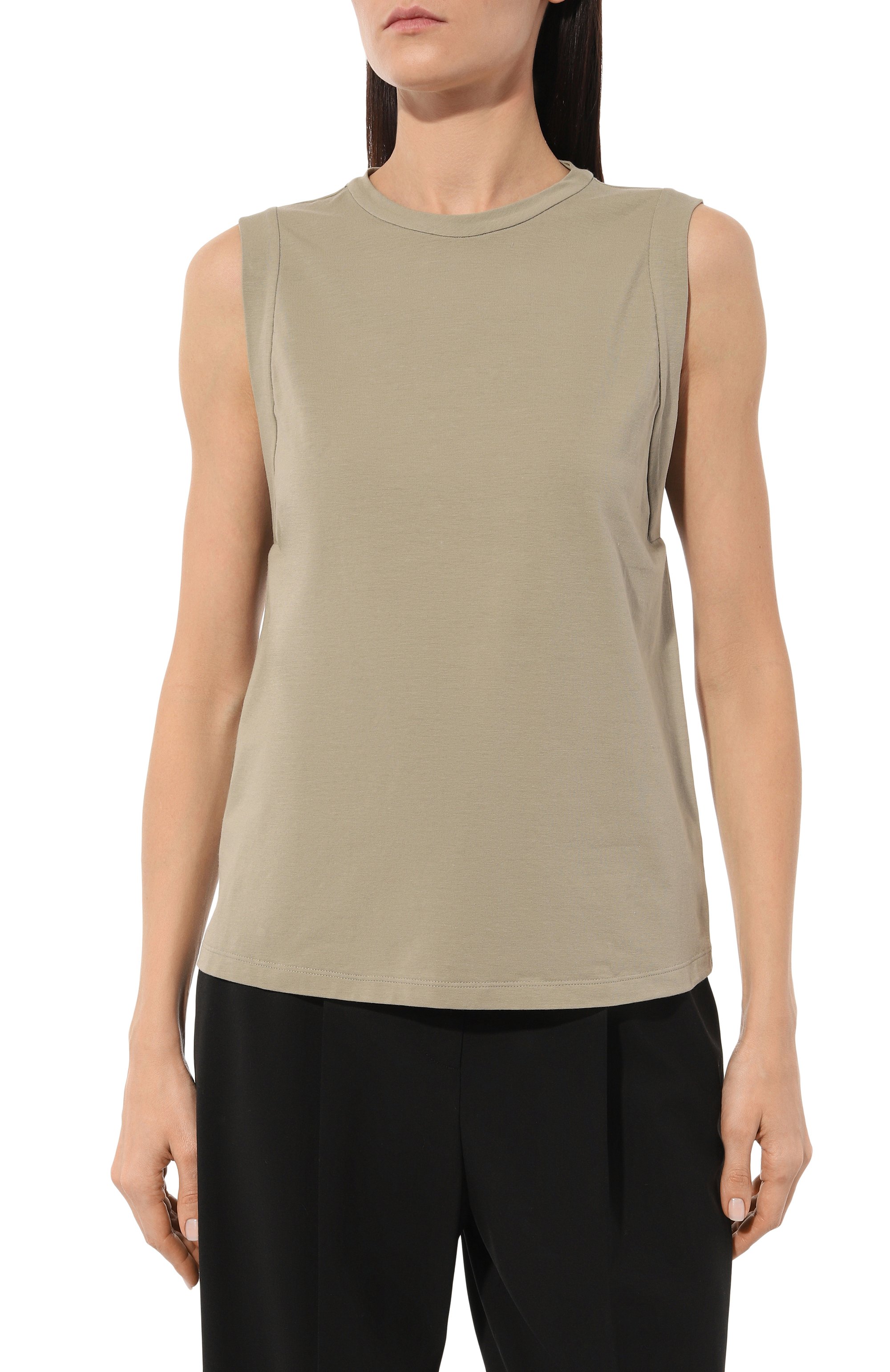 Хлопковая майка BRUNELLO CUCINELLI, арт. M0T1802B17, фото 3