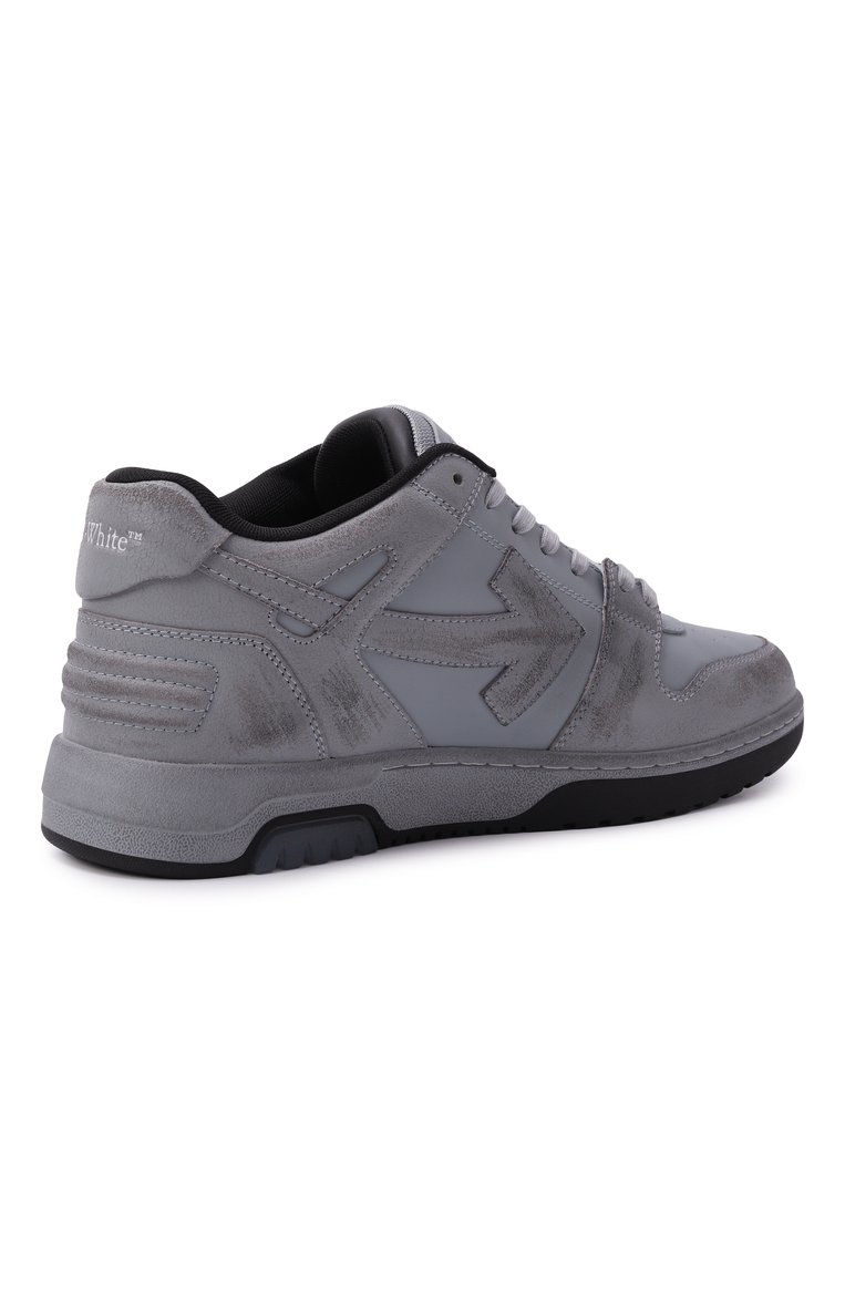 Комбинированные кеды out of office OFF-WHITE, арт. 0MIA189S25LEA006, фото 1