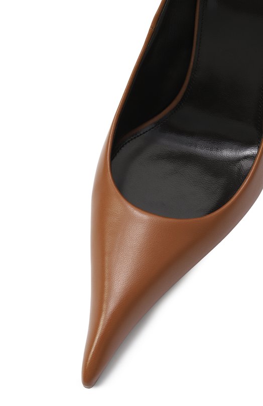 Кожаные туфли Élysée 105 Saint Laurent 833447/AADF0 Коричневый  833447/AADF0 Фото 7