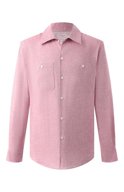 Мужская льняная рубашка BRUNELLO CUCINELLI, арт. MM6840658