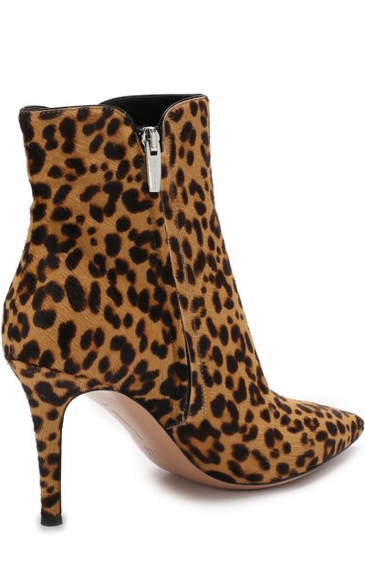 Ботильоны с отделкой из меха на шпильке GIANVITO ROSSI, арт. G70368.85RIC.XPVLPNE, фото 4