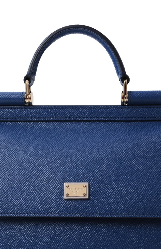 Сумка Sicily small Dolce & Gabbana BB9003_BE9003_BI9003/A1001_1_ Синий  BB9003_BE9003_BI9003/A1001_1_ Фото 3