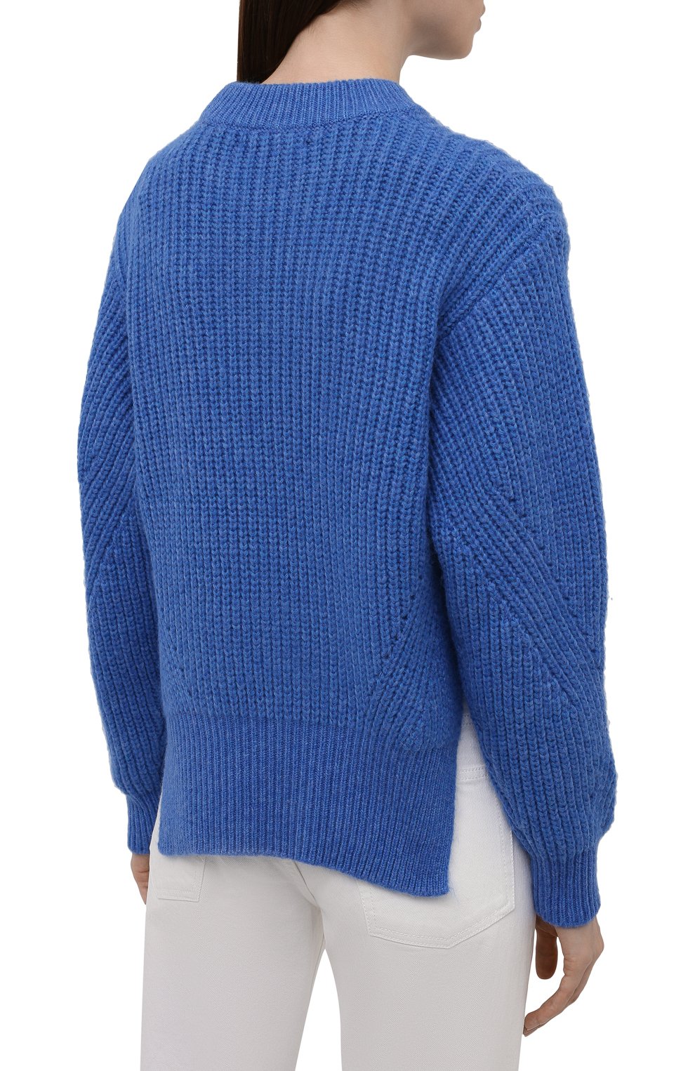 Свитер ERMANNO FIRENZE синего цвета по цене 39650 руб., арт. D39ET MG09WIN, фото 4 Свитер ERMANNO FIRENZE, арт. D39ET MG09WIN, фото 4