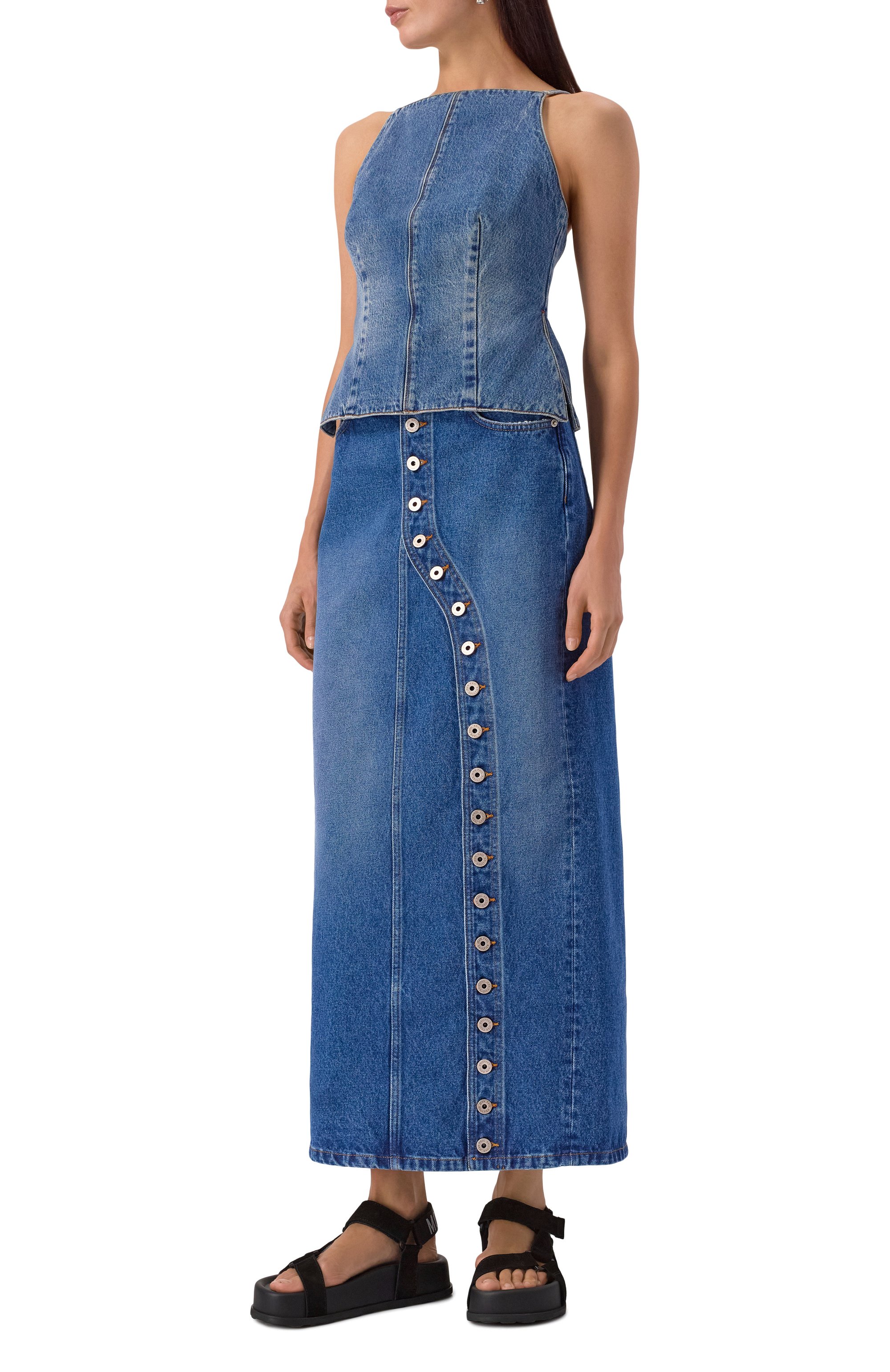 Замшевые сандалии MOSCHINO, арт. MA16254I1N/ME0, фото 3