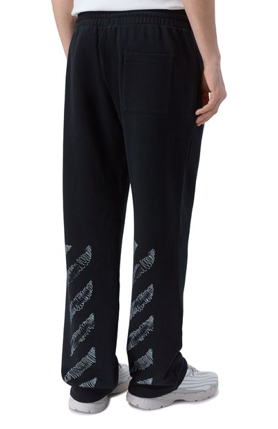Хлопковые брюки OFF-WHITE, арт. 0MCH05AF25FLE002, фото 4