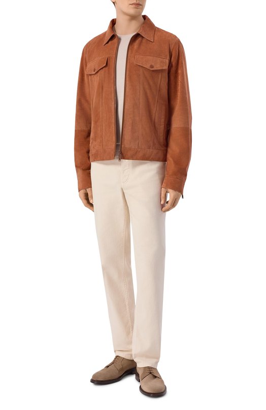 Замшевая куртка MVST M26.2PM.L001/L010 SUEDE Оранжевый  M26.2PM.L001/L010 SUEDE Фото 2