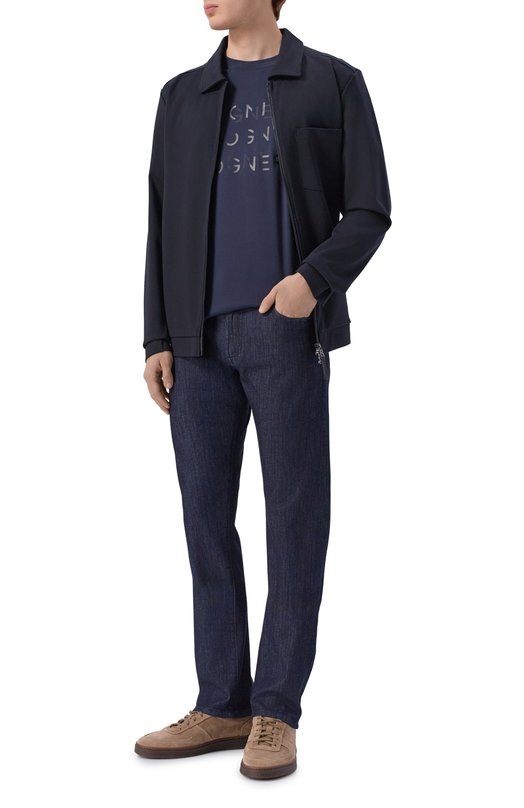 Хлопковая футболка Bogner 58146604 Синий  58146604 Фото 2