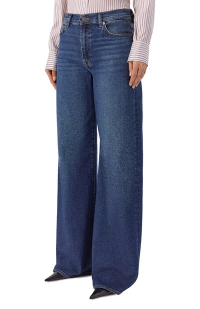 Джинсы lotta 7 FOR ALL MANKIND темно-синего цвета по цене 32950 руб., арт. 7U66SA91-CSC, фото 3 Джинсы lotta 7 FOR ALL MANKIND, арт. 7U66SA91-CSC, фото 3