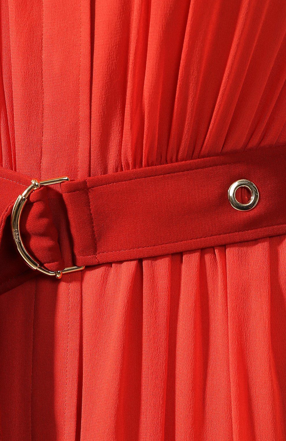 Платье-миди с поясом и v-образным вырезом CHLOÉ, арт. CHC18AR045001, фото 5