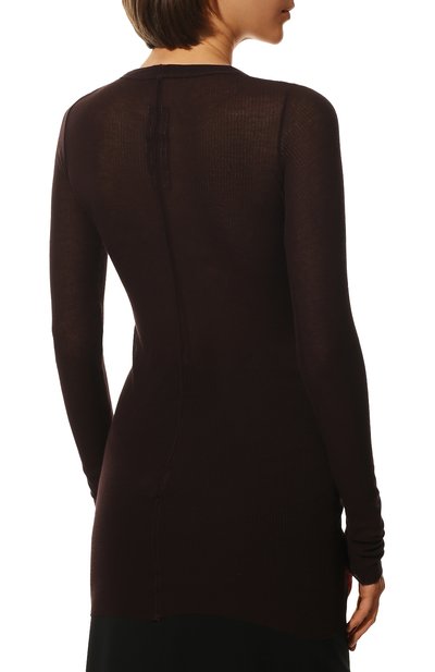 Лонгслив из вискозы и шелка RICK OWENS, арт. RP01B4202/RC, фото 4