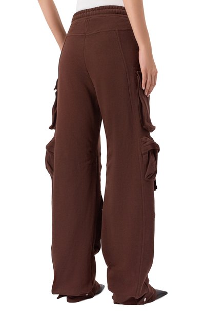 Хлопковые брюки-карго THE ATTICO, арт. 251WCP00260/JJF007AA, фото 4