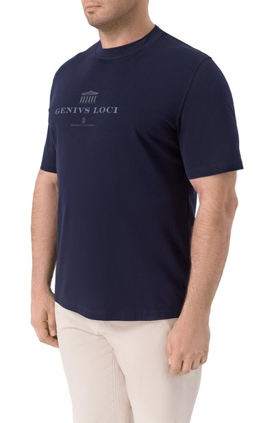 Хлопковая футболка BRUNELLO CUCINELLI, арт. M0B138520W, фото 3