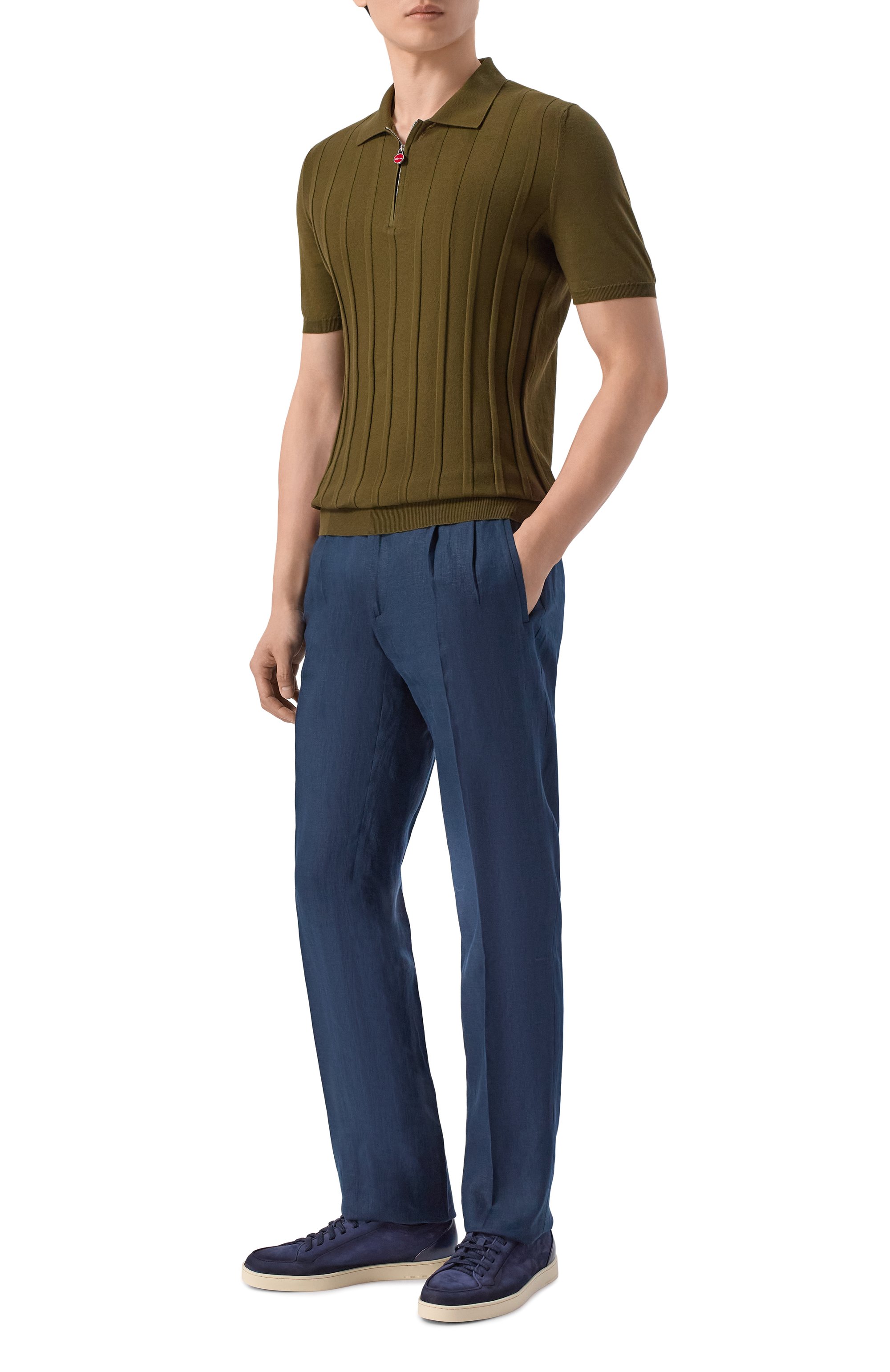 Хлопковое поло KITON, арт. UMK0707, фото 2