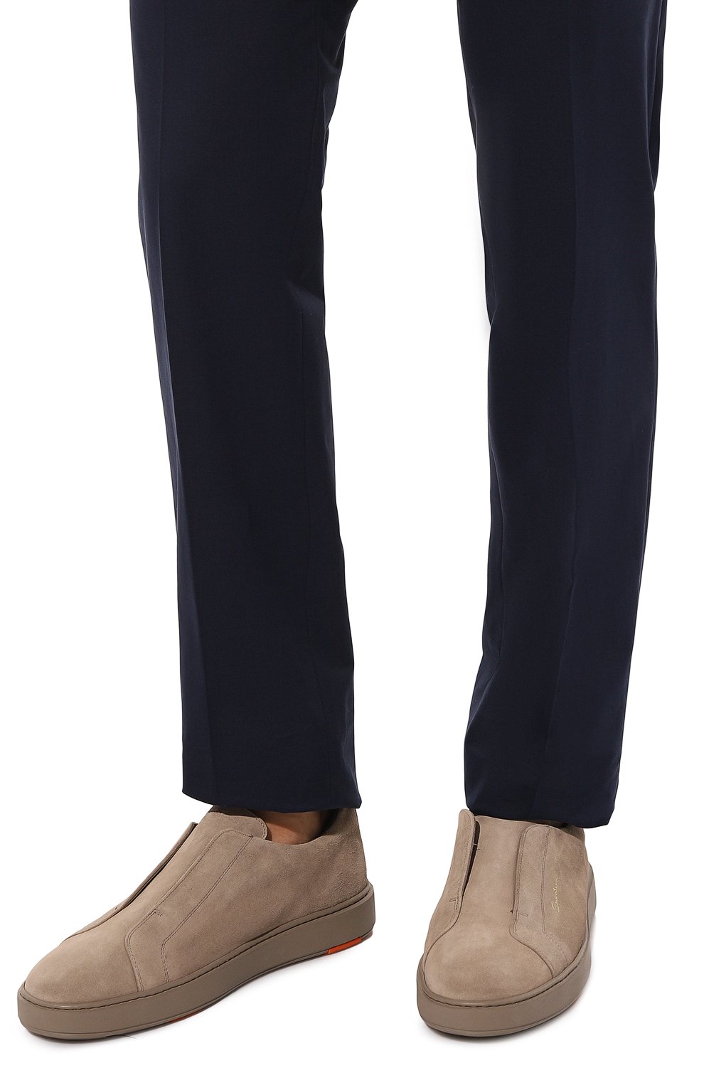 Замшевые кеды cleanic SANTONI, арт. MBCG21995TARTSEY, фото 3