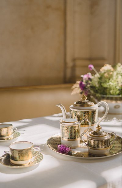 Чайная чашка с блюдцем eventail vert  BERNARDAUD, арт. 1848/91, фото 3