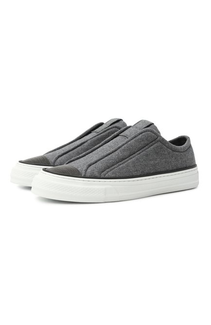 Женские текстильные кеды BRUNELLO CUCINELLI, арт. MZ26G3026P