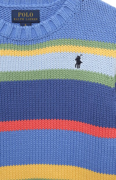Хлопковый пуловер POLO RALPH LAUREN, арт. 322862006, фото 3