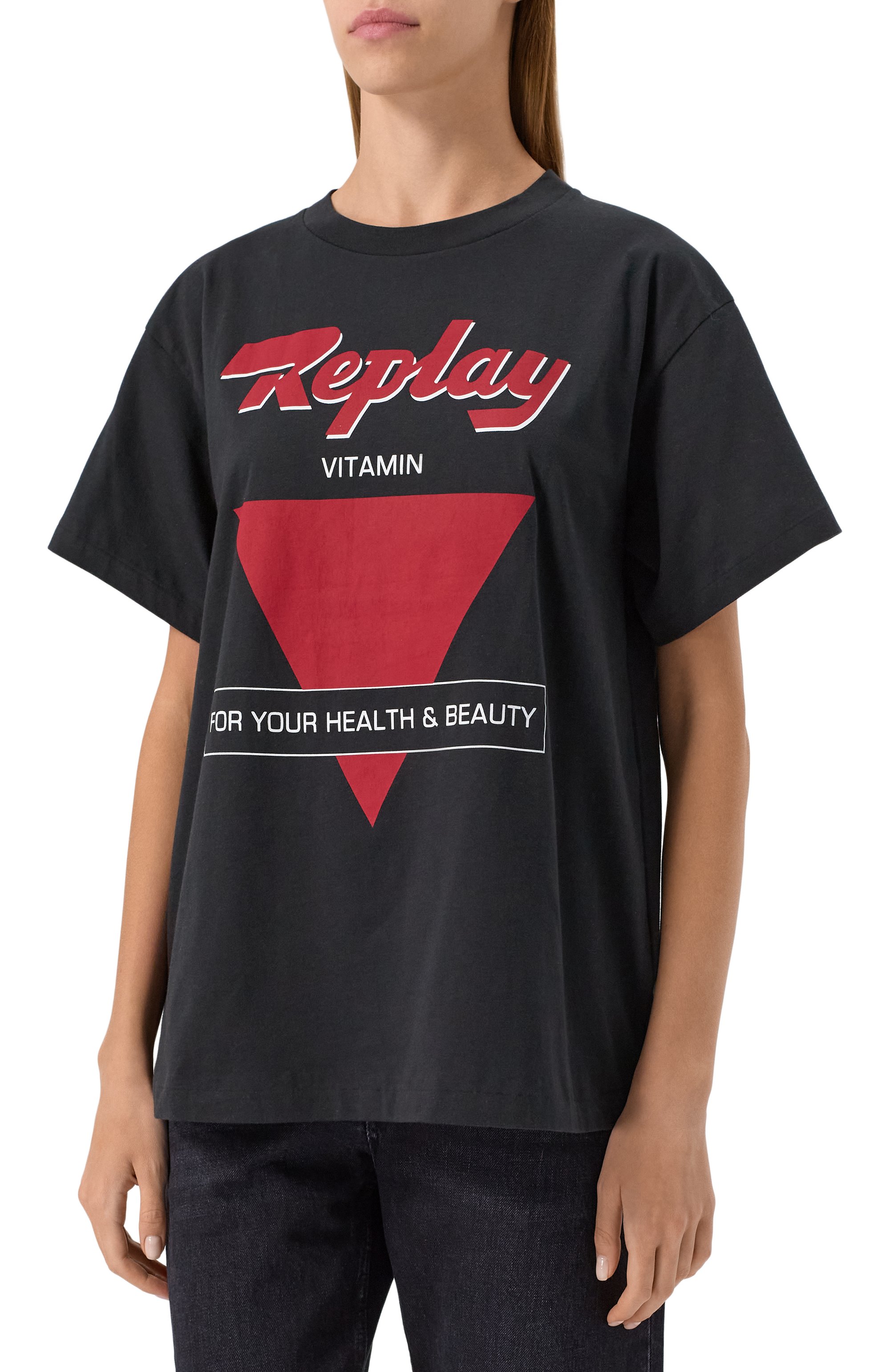 Хлопковая футболка REPLAY, арт. W3378 .000.2660, фото 3