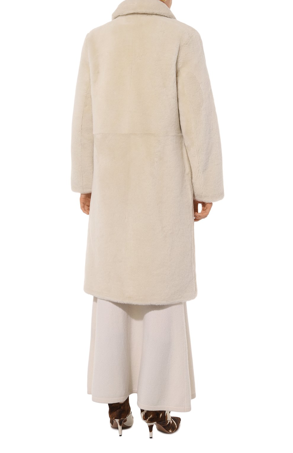 Шуба из овчины YVES SALOMON, арт. 21WYM60504MESI, фото 4