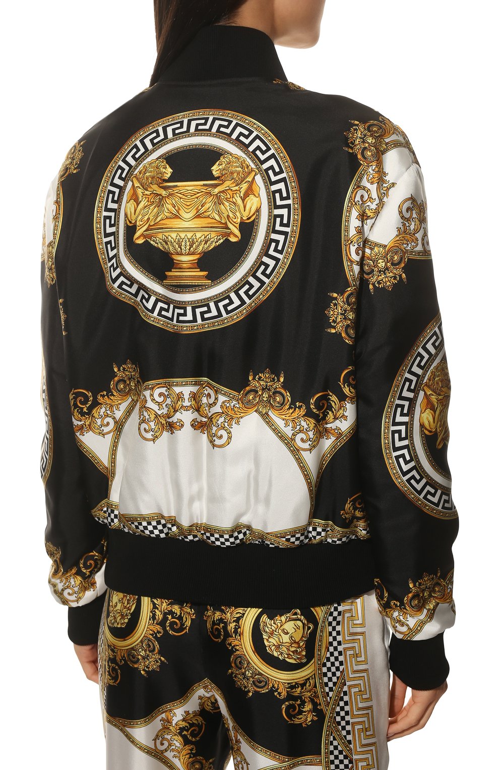 Шелковый бомбер VERSACE, арт. 1003228/1A03065, фото 4