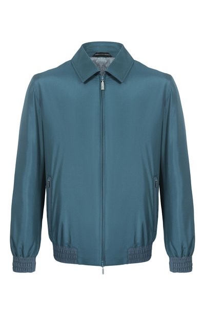 Мужской шелковый бомбер ZILLI, арт. AFAXH1M0619VFRI00/62+