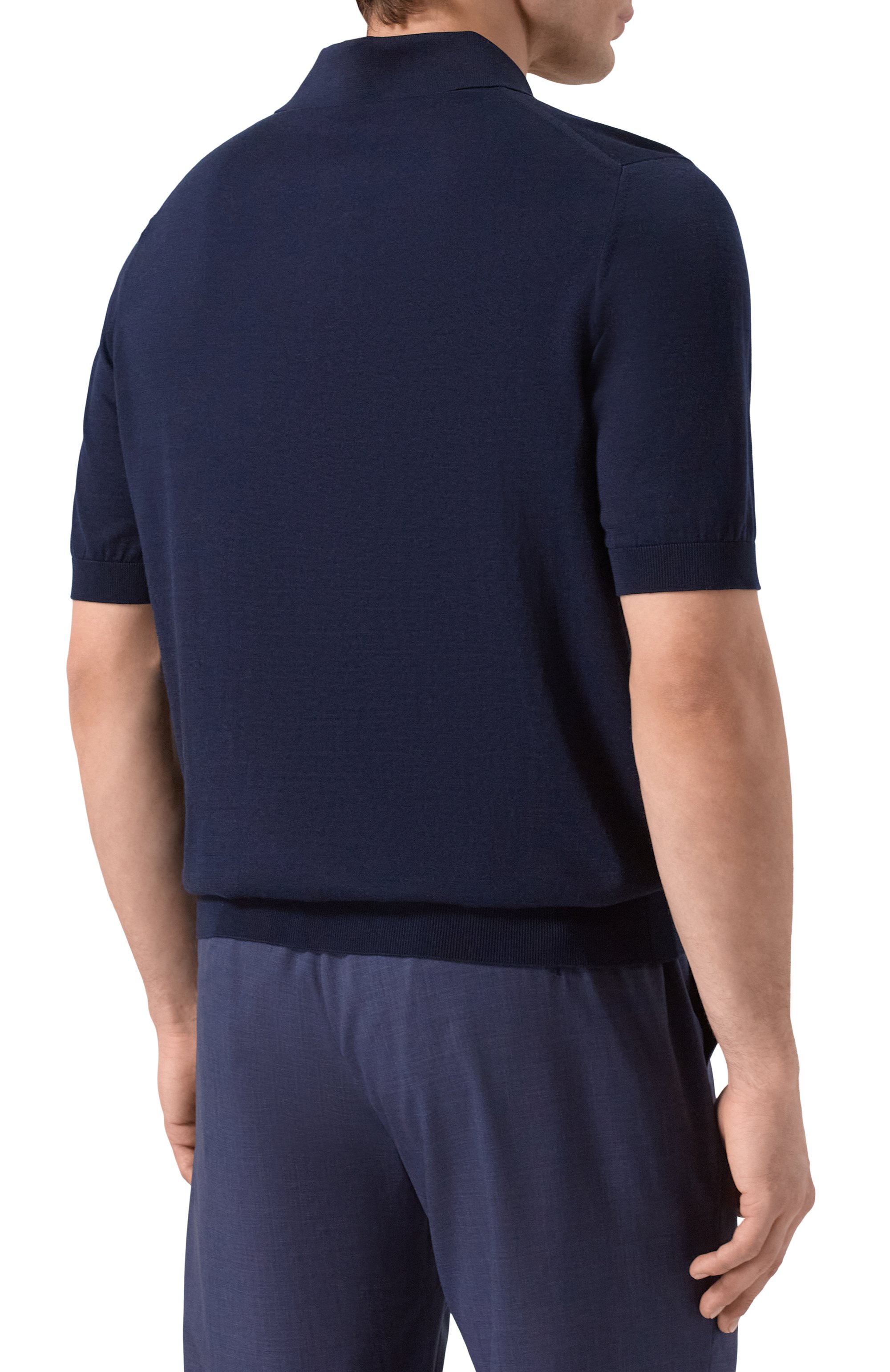 Поло из хлопка и шелка MVST, арт. M26.CSM.K424/C0TT0N/SILK, фото 4