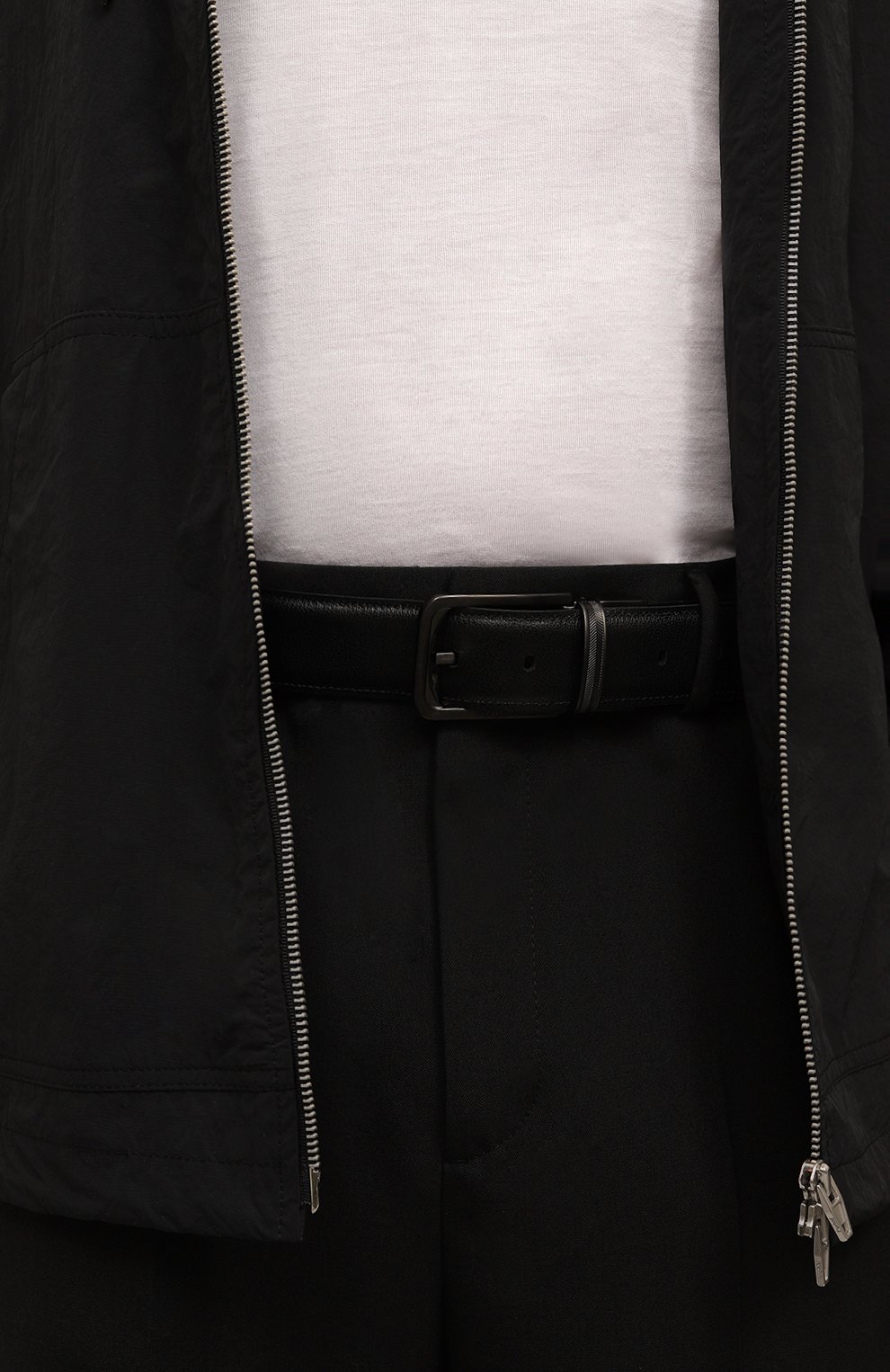 Кожаный ремень ZEGNA, арт. LHC0M/B001NZ, фото 2