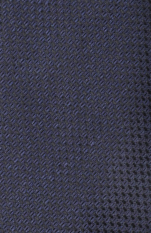 Галстук из шелка и льна Canali 18/HJ04546 Синий  18/HJ04546 Фото 4