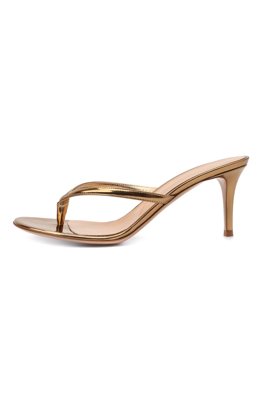 Кожаные мюли calypso GIANVITO ROSSI, арт. G11260.70RIC.METMEK0, фото 3