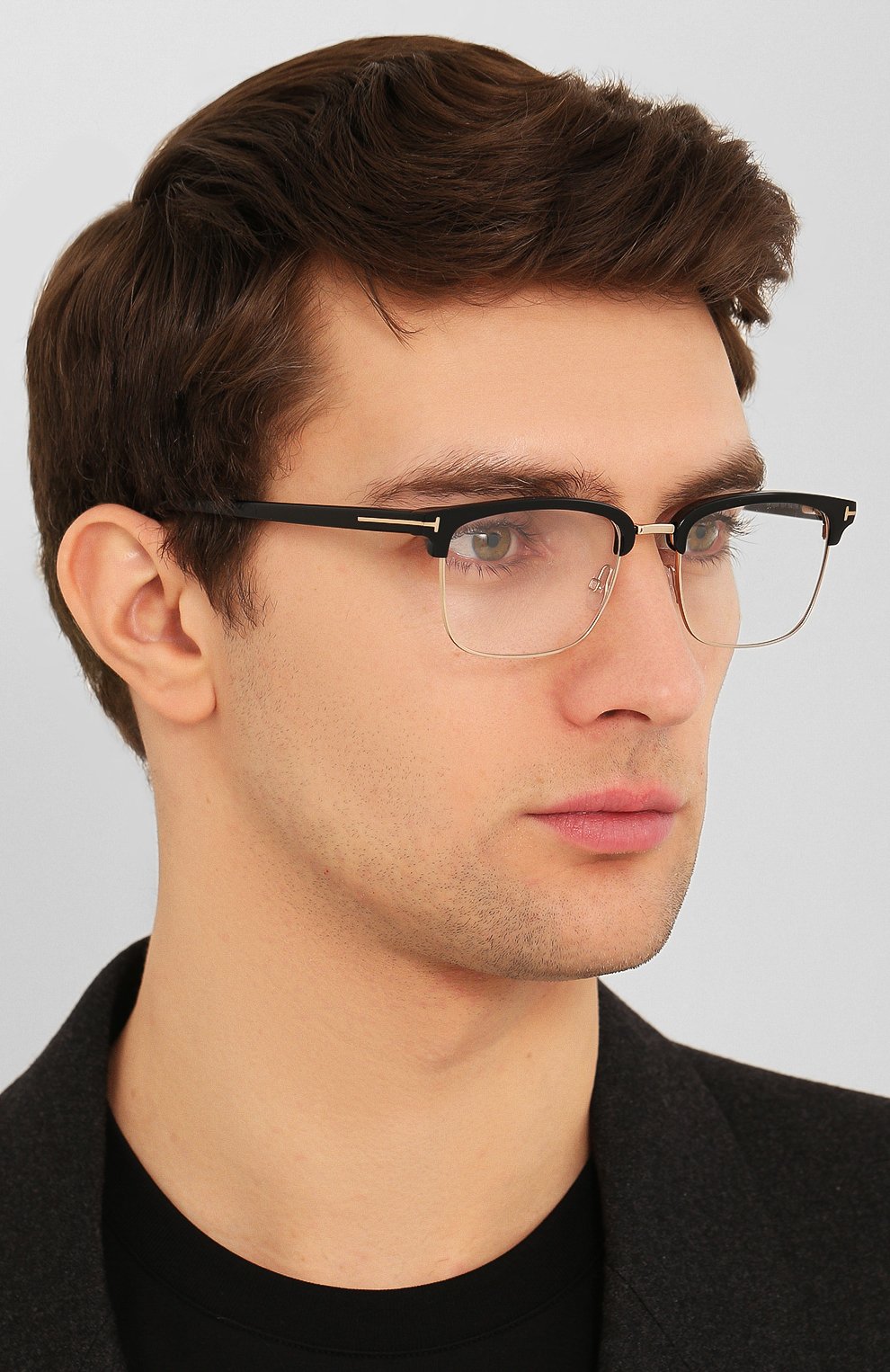 Оправа TOM FORD черного цвета по цене 41850 руб., арт. TF5504 001, фото 2 Оправа TOM FORD, арт. TF5504 001, фото 2
