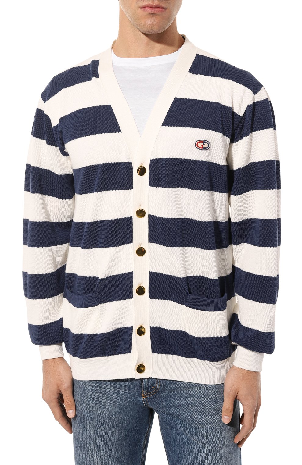 Хлопковый кардиган GUCCI, арт. 626051 XKBE5, фото 3