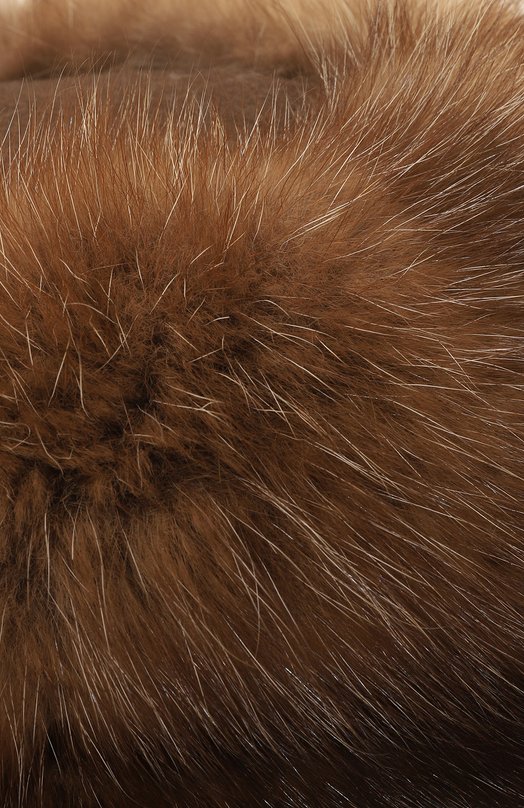 Шапка-кубанка Валерия из меха соболя FurLand 0160912610013100010 Коричневый  0160912610013100010 Фото 4
