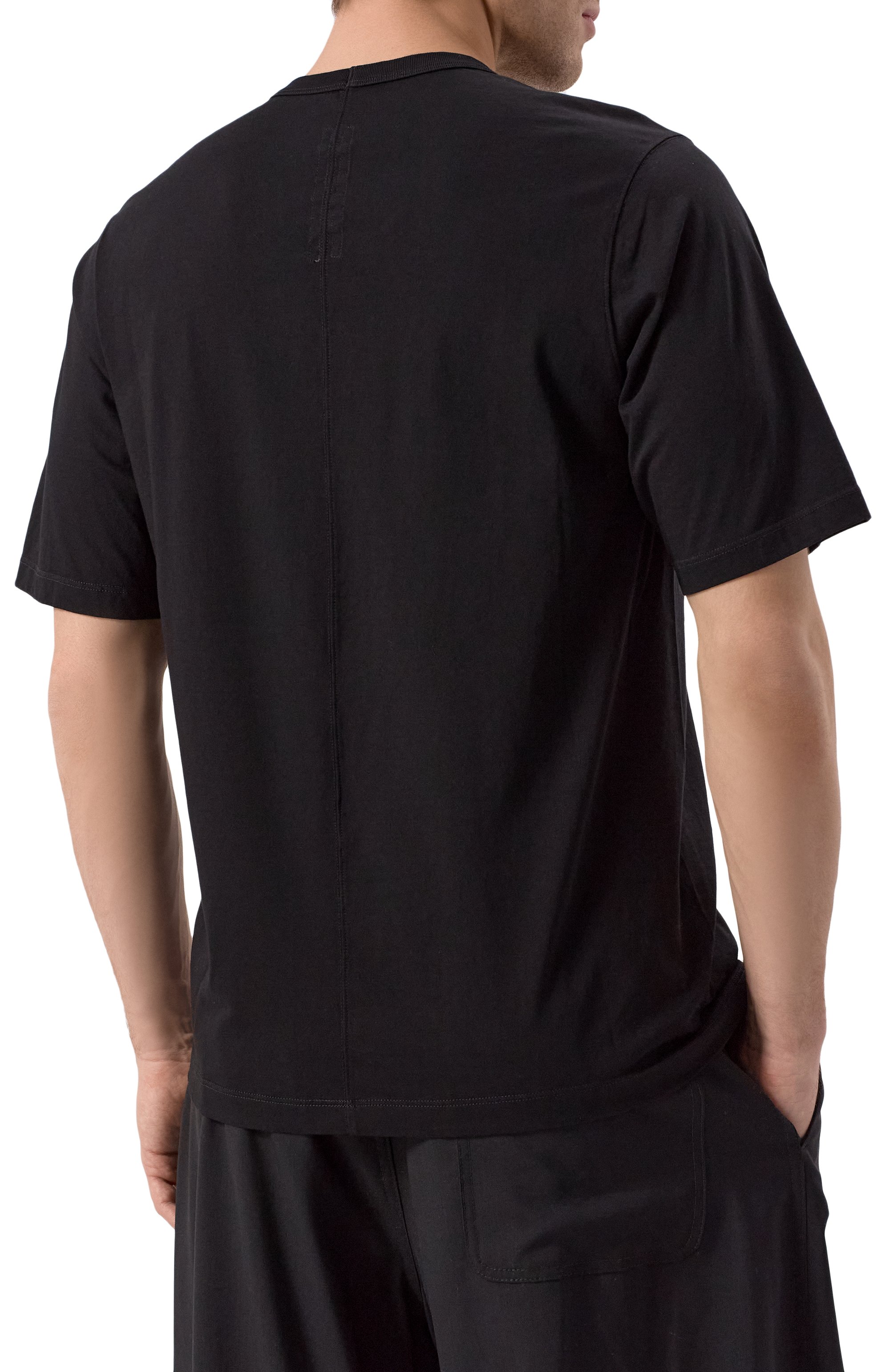 Хлопковая футболка RICK OWENS, арт. RU01E5232/JA, фото 4