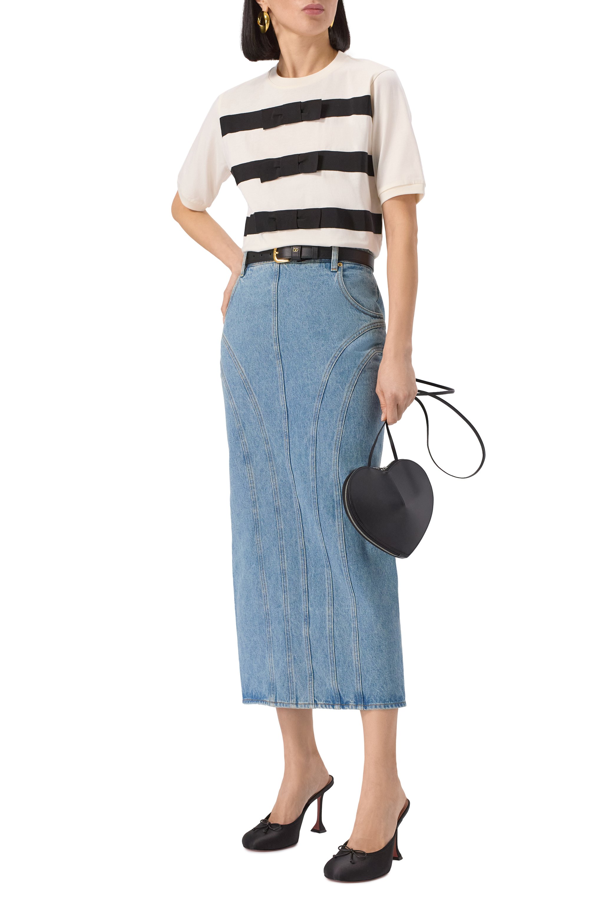 Текстильные мюли lila 95 AMINA MUADDI, арт. LILA SLIPPER 95, фото 2