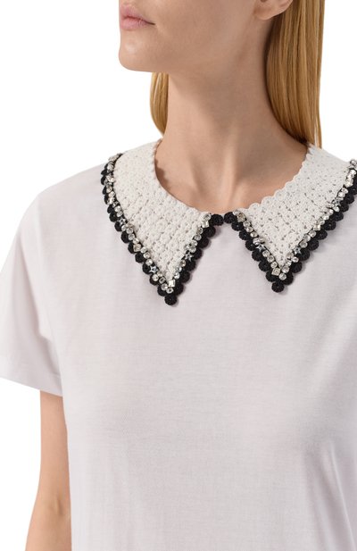 Хлопковая футболка N21, арт. 19E N2M0/F071/4157/U, фото 5